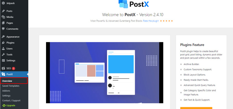 PostX Plugin Overview