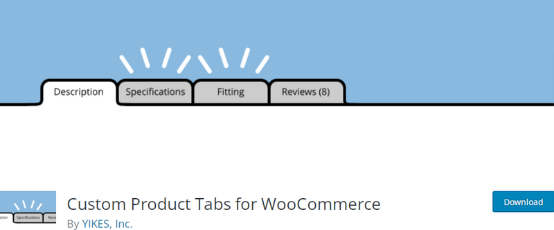 Products Tabs for WooCommerce